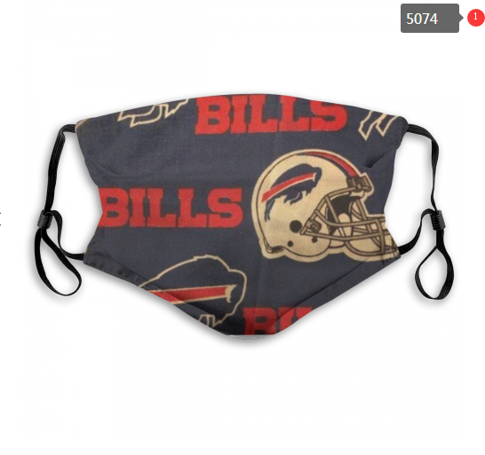 NFL Buffalo Bills #8 Dust mask with filter->nfl dust mask->Sports Accessory